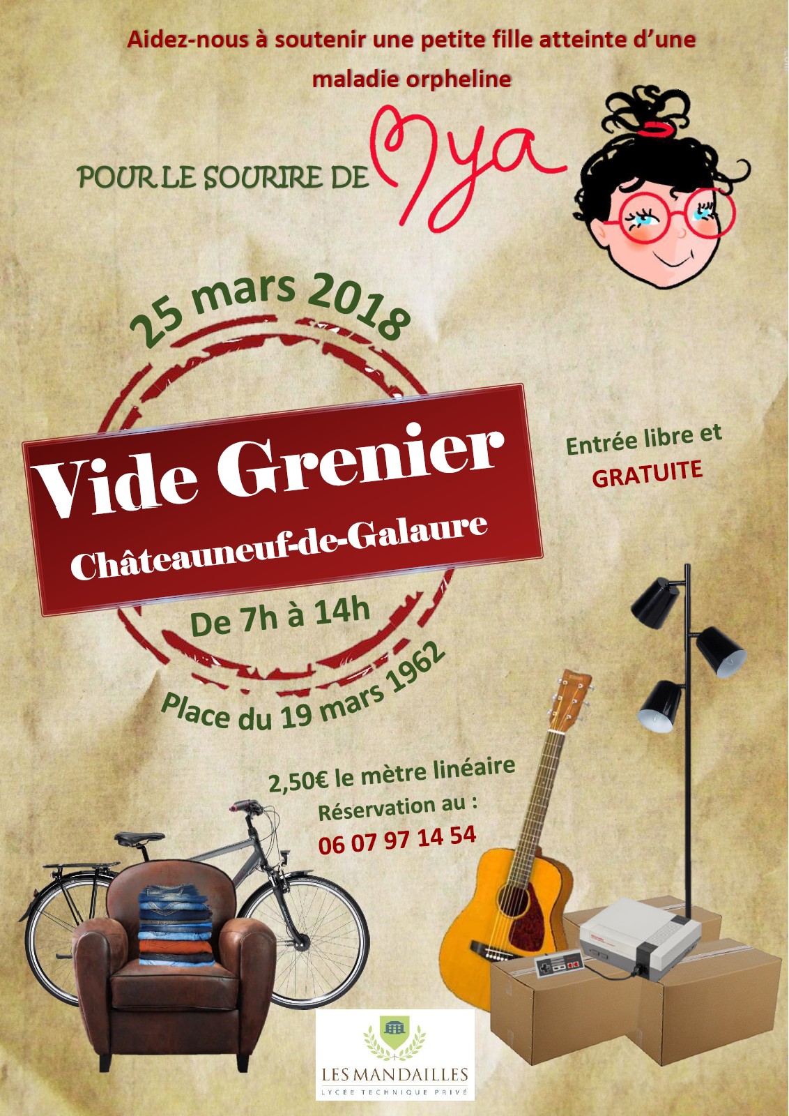 Vide Grenier Pour Le Sourir De Mya Lycee Les Mandailles